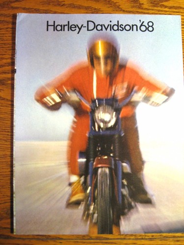 1968 harley davidson brochure - harley,