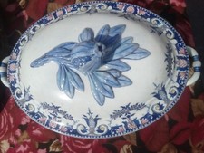 Zuppiera azzurra francese in