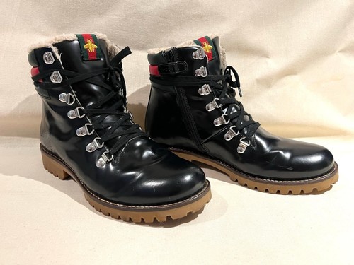 Stivali gucci pelle - in, nera
