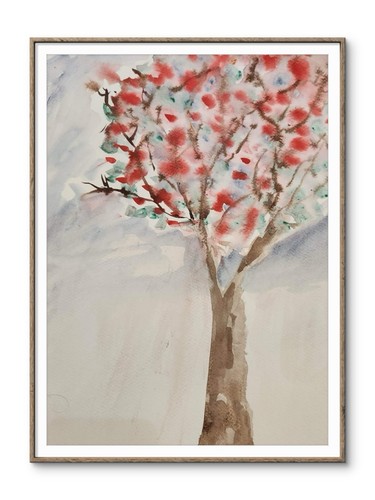 Albero astratto colorato
