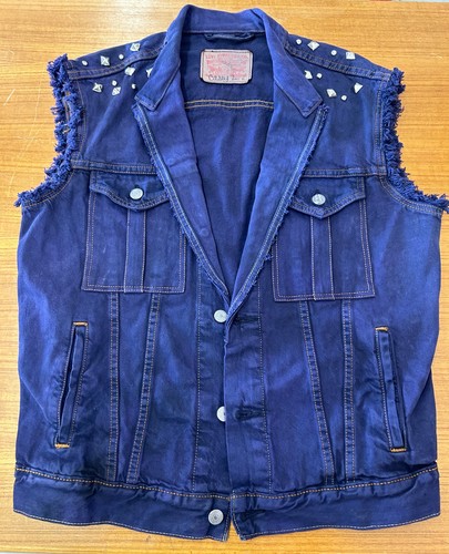 Gilet vintage levis denim - gilet,