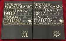Devoto Oli VOCABOLARIO ILLUSTRATO DELLA LINGUA ITALIANA  - 2 Volumi - 1984