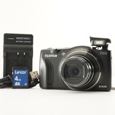 Fujifilm Finepix F820Exr nero + scheda SDHC da 4 GB fotocamera digitale dal Giappone #8206