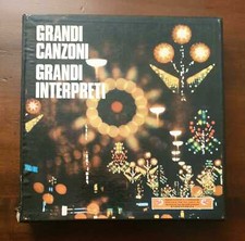 COFANETTO 10 LP 33 GIRI (1968) "GRANDI CANZONI GRANDI INTERPRETI" DA COLLEZIONE