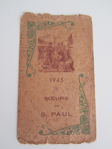Antico calendarietto anno 1945