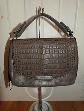 Borsa a mano Fritzi di Prussia pochette AUDREY CROCO BROWN