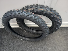 Nuovo Dunlop En91 Geomax Fim Enduro Coppia Pneumatici Offroad 140/80x18 + 90/90x21