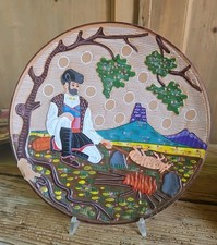 Piatto Sardo Da Parata Dipinto
