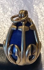 Silver Faberge Egg Gold Plated