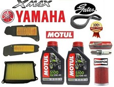 KIT TAGLIANDO OEM YAMAHA X-MAX 400 2015 2016 OLIO FILTRI ARIA CINGHIA CANDELA