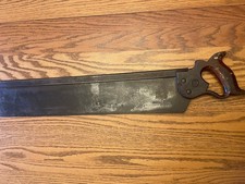 Vintage Langdon Miter Box Co. Millers Falls By Disston Mitre Box 22" Saw Collezione