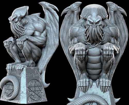 Statua cthulhu stampa - statua, gk