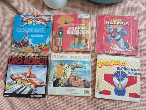 Lotto vinili vintage ufo - ufo, robot