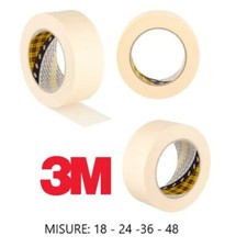 Nastro Carta Gommato Per Carrozzeria Vernici Pittura SMALTO 3M 2822 