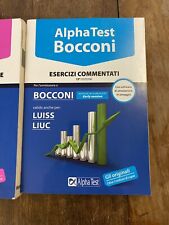Alpha Test. Bocconi. Esercizi commentati.