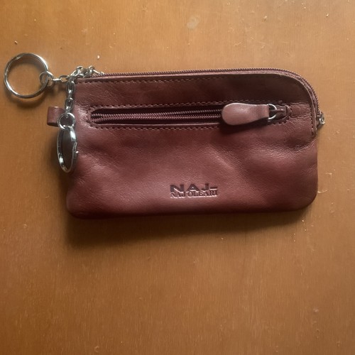 Portachiavi pelle con - portachiavi, zip