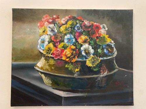 Dipinto olio tela 40x50 cm - olio,