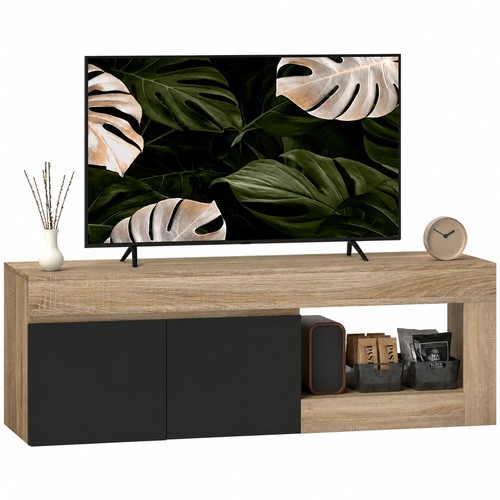 Homcom mobile porta con - tv, 60"