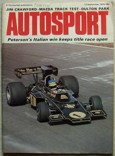 Autosport magazine sep 1974 - autosport,