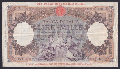 Italia africa orientale 1000 - africa,