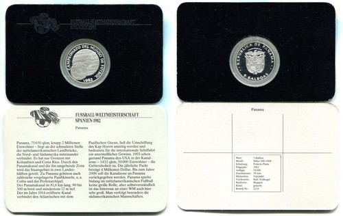 Balboas panama 1982 proof - 5,