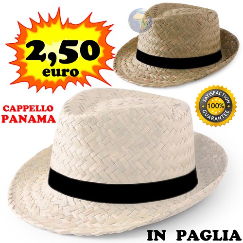 Cappello panama paglia - panama, in