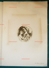 litografia Madonna con Bambino di Sebastiano Milluzzo