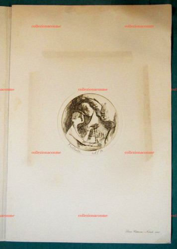 Litografia madonna con bambino - litografia,
