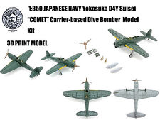Kit modellino bombardiere subacqueo alta precisione 1:350/700 IJN Yokosuka D4Y2 "Comet"