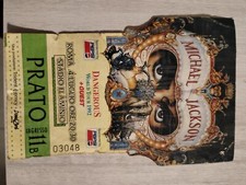 vendo biglietto originale concerto Michsel Jackson Dangerous 1992