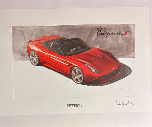 Ferrari litografia originale - originale, "