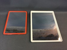 Lotto 2 Antichi Piccoli Specchio Di Sala Bagno Vintage Déco Anni 1960 Old