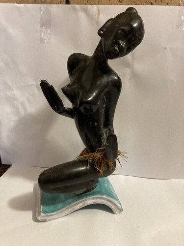 African female sculpture - female, by