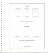 SPAGNA 1990 / 1997 FOGLI MARINI MODELLO EUROPA 58 FOGLI USATO MF108648