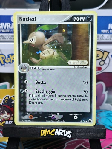 Pokemon nuzleaf stamped - nuzleaf, 41/92