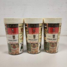 Bicchieri Pubblicitari in Plastica Anni '70