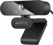 AGPTEK WEBCAM 1080P FULL HD AC10 USB WEB CAMERA PER PC DESKTOP LAPTOP MAC WINDOW