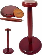 PORTA ELMETTO in legno per elmo medievale Espositore per elmetto in legno...