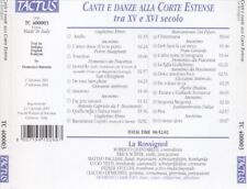 CANTI E DANZE ALLA CORTE