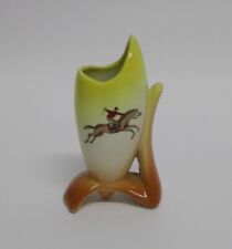 ✅ PORTA STUZZICADENTI DESIGN IN PORCELLANA DIPINTO EPOCA 1950 ANTIQUE - 451