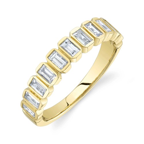 14k oro baguette taglio - 14k,