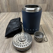 Mini fornello da campeggio portatile a legna/pellet