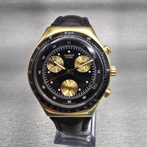 Swatch irony goldfinger watch - goldfinger,