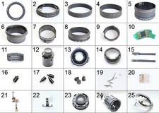 Sigma 28-70 mm x Nikon ricambio Repair Part ring lens shutter barrel gear board