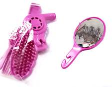 B186 - BARBIE MAGIC MOVES 1985 beauty set 5 accessori viola originali