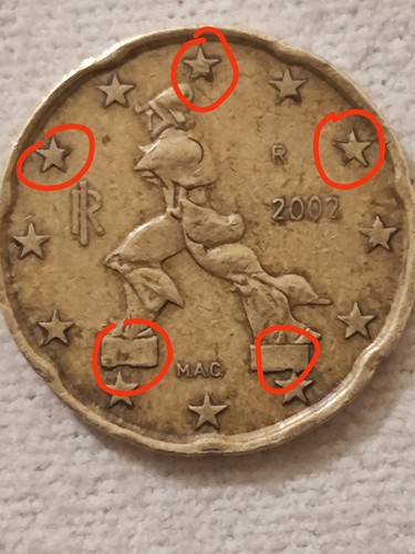 Rara moneta centesimi euro - rara,
