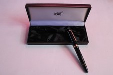 L68-MONTBLANC ROLLER JUMBO SCATOLA NERO  REGALO REFIL GIFT CARTA BIRO