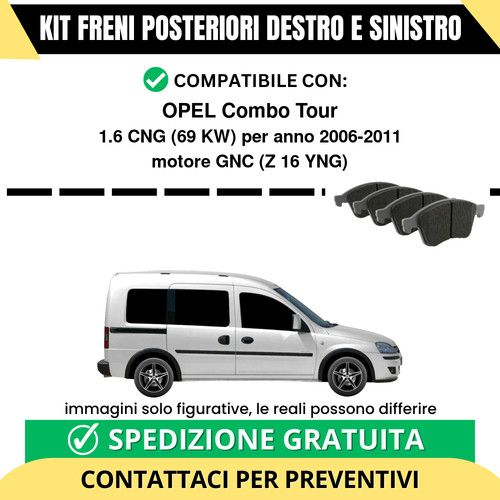 Pastiglie freno posteriori - freno,