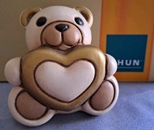 THUN TEDDY CUORE AMORE  8 CM, NUOVO CON SCATOLA.