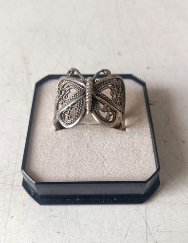 Anello farfalla in argento - farfalla,